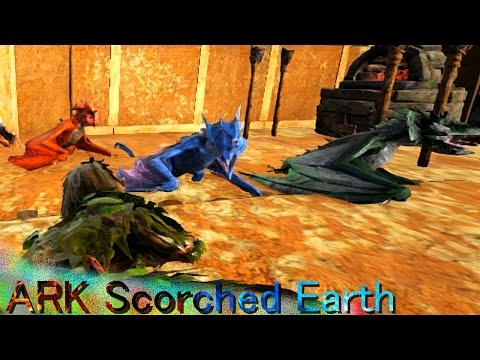 ワイバーンベイビー3色ブリーディング Part Ark Scorched Earth Youtube