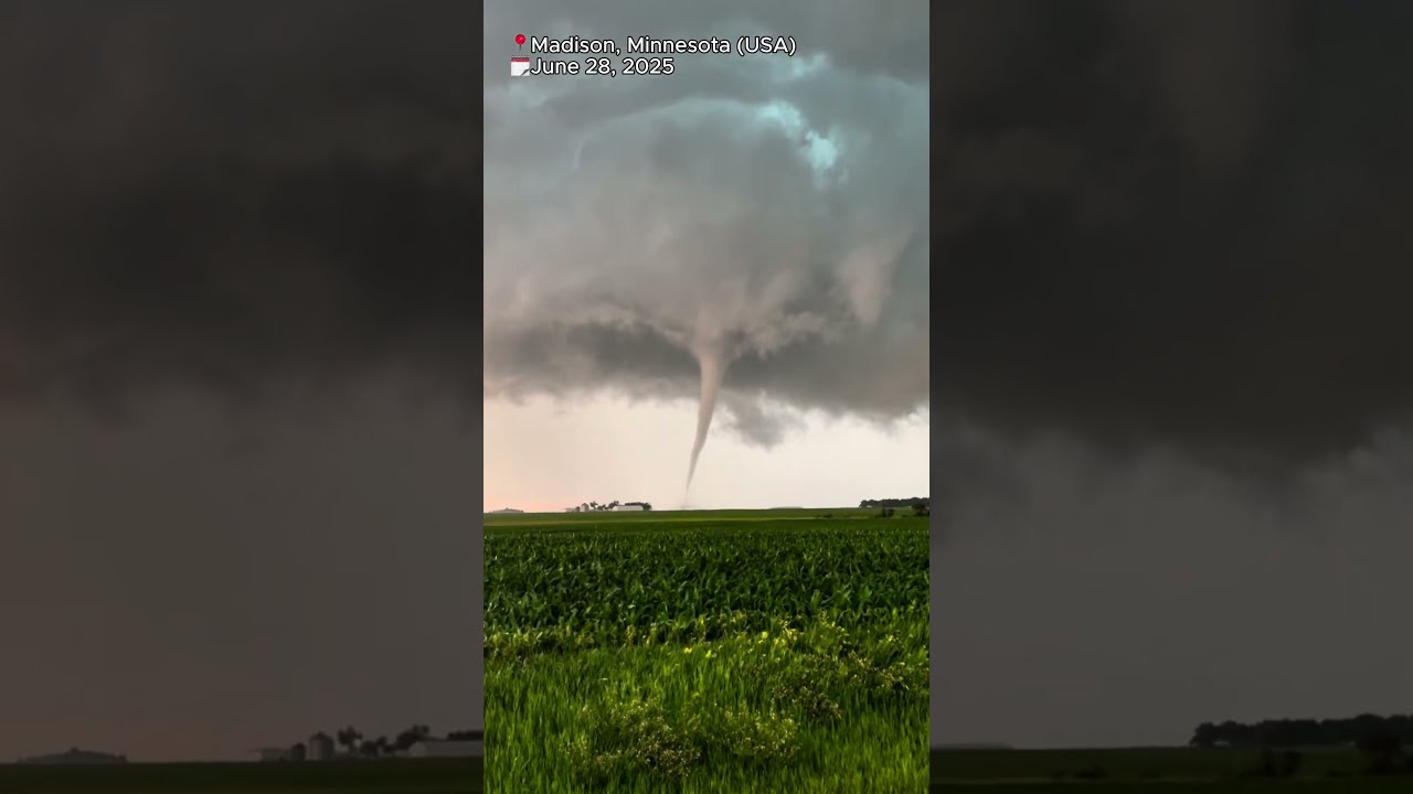 HUGE Storm Quickly Spawns A Tornado In Minnesota Weather Shorts