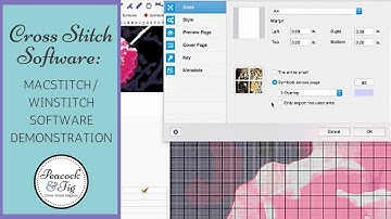 MacStitch/WinStitch cross stitch software demonstration