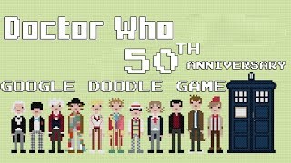 Doctor Who's 50th Anniversary Google Doodle Game Resimi