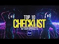 Top 10 After Effects CHECKLIST You Should Have For EVERY Project