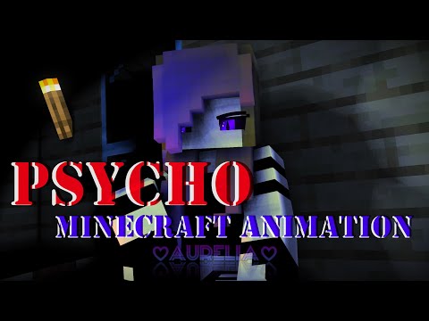AViVA - PSYCHO Nightcore // Minecraft Animation