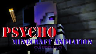 AViVA - PSYCHO Nightcore // Minecraft Animation Resimi