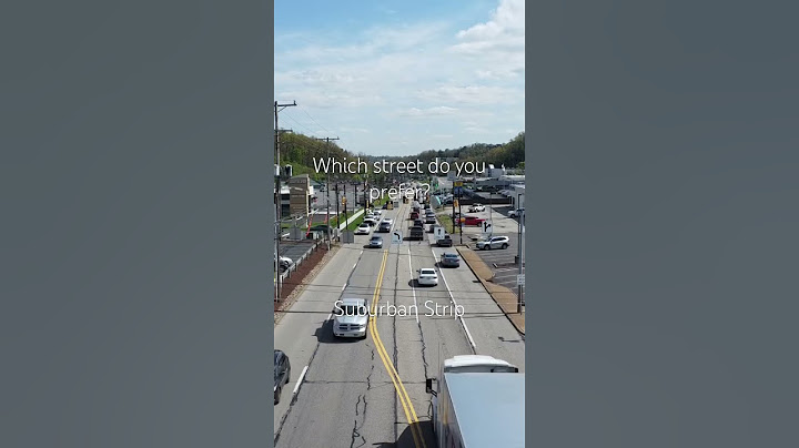 Which street do you prefer?