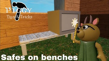 Piggy build mode Tips and tricks ep. 4 [Safes on benches]