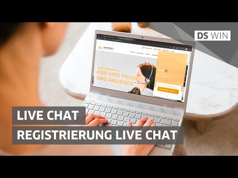 Registrierung zum Live Chat von Dampsoft
