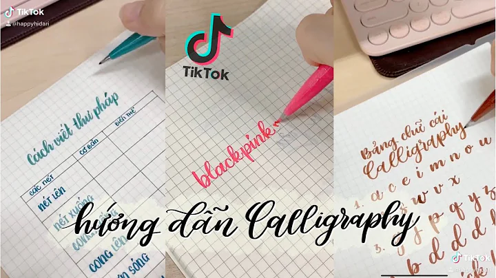 Engsub | Tổng Hợp TikTok | Hướng Dẫn Viết Thư Pháp Hiện Đại - Calligraphy Quick Tutorials | Hidari