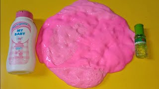 Cara Membuat Slime Dari Minyak Kayu Putih dan Bedak Bayi My Baby