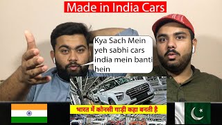 Pakistani Reacts to Made in India Cars 2021 l Suzuki Toyota Mercedes BMW Ford l Haji Reactions