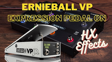 Ernieball VP Jr Expression pedal for HX Effect Line 6