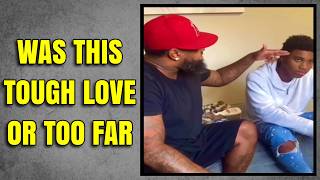 Was this father wrong for slapping his son when disciplining him?