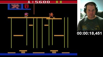 Donkey Kong Jr Atari 2600 speedrun 1,13