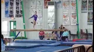 2021 State Level 9 Beam Routine