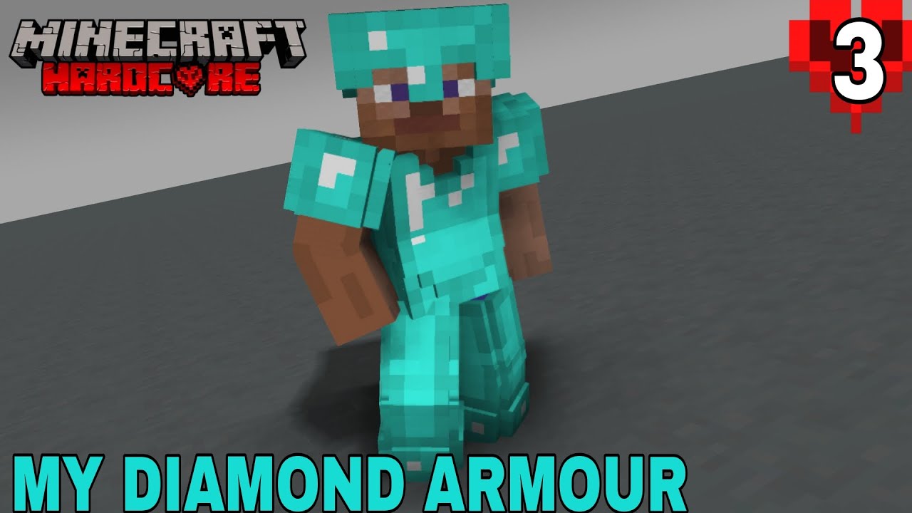 MINECRAFT SURVIVAL SERIES hardcore In diamond armour ON COMPLETE - YouTube