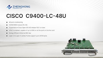 Cisco Catalyst 9400 Series Module C9400-LC-48U Display (on sales)