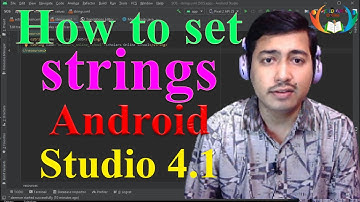 Android Studio Tutorial How to Add Strings properly in Android Studio 4.1 | How to Set Strings?