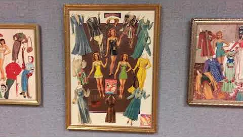 This is a sneak peak of Mary Sewell's paper doll c...