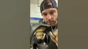 Honda crf110 upgraded the rear wheel by installing rim locks to prevent the valve stem from tearing