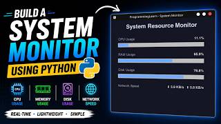 Python GUI: Modern System Monitor Tutorial