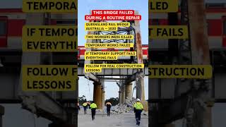 This Bridge failed during routine repair #construction