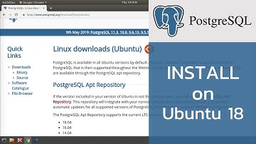สอน PostgreSQL: การติดตั้ง PostgreSQL 11 บน Ubuntu18.04