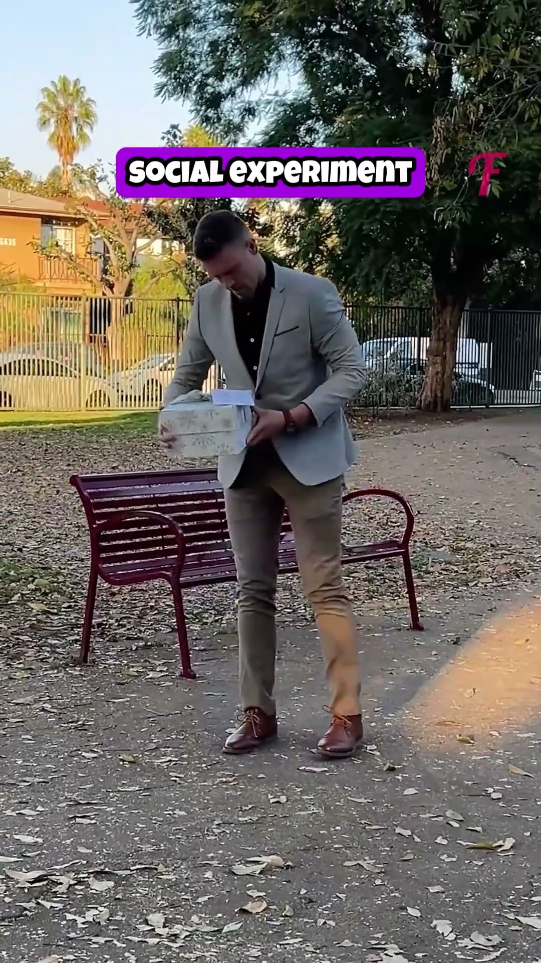 A Simple Gift on a Park Bench Changed a Life #shorts