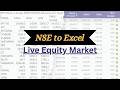 NSE Stock Market Data Live in Excel