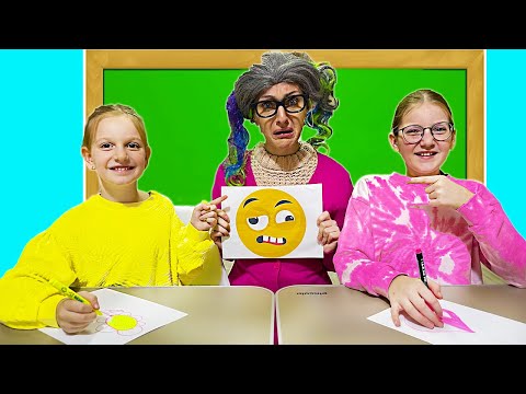 Видео: Toti trebuie Stimati si Respectati | Sara and Sofia learn to be respectful to the teacher at school