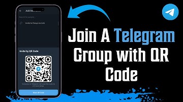 How To Join A Telegram Group with QR Code | 2024
