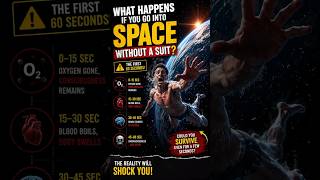 What happens if you enter space without a suit? 😨 #shorts