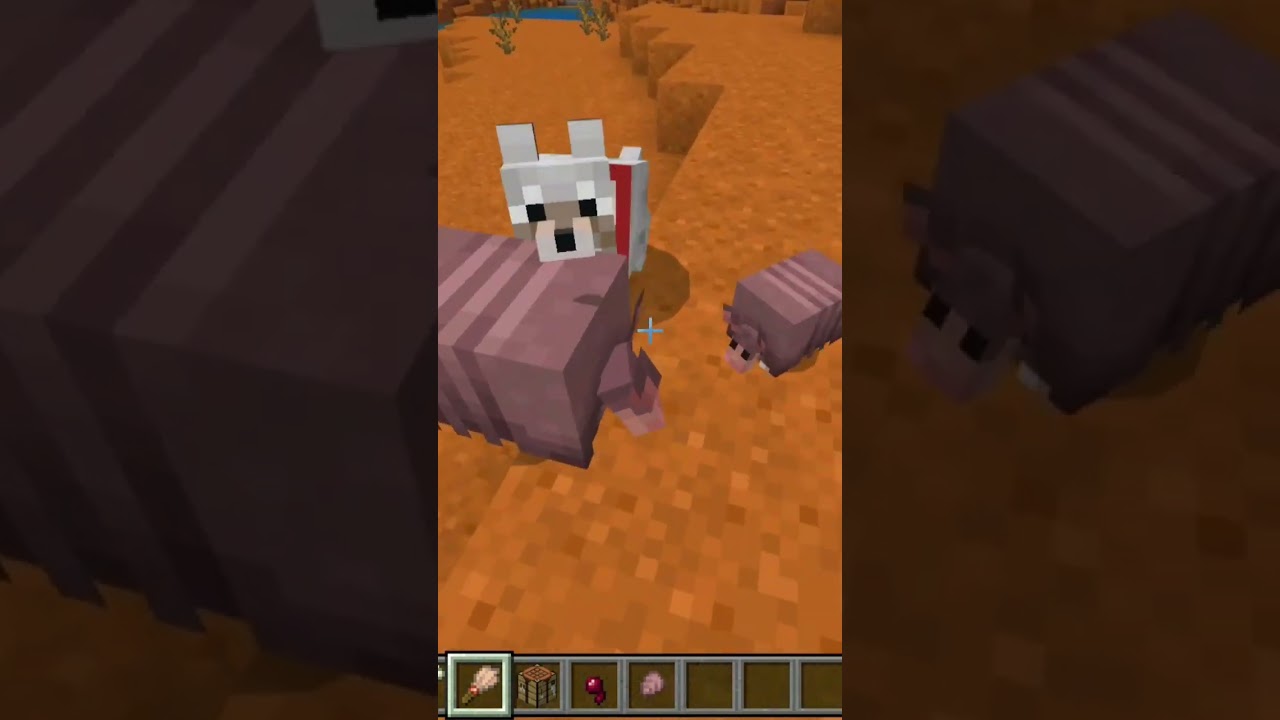 How to Craft NEW Wolf Armor in Minecraft(Latest Preview,Snapshot) #minecraft #minecrafbuild #shorts