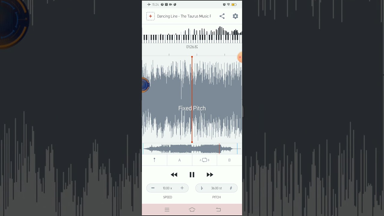 Dancing Line - The Taurus Music Remake but 10x speed/faster with fixed pitch