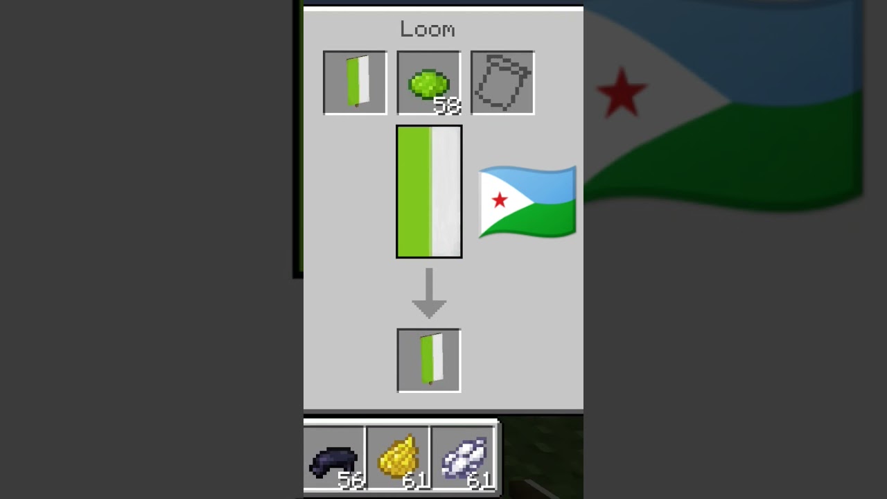 #minecraftlovers#flag#minecraft#gaming#game#contryflags#djibouti  صنعت علم جيبوتي في ماين كرافت