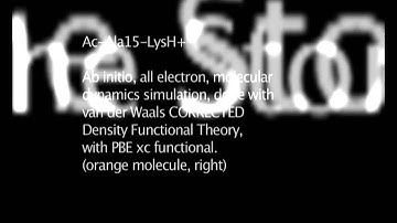Ab initio molecular dynamics simulation of Ac-Ala15-LysH+ unfolding at 700K