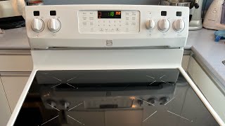 Kenmore oven does not heat past 100°  fixed .