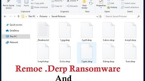Remove .Derp File Virus/.Derp Ransomware (+Decrypt .Derp Files)