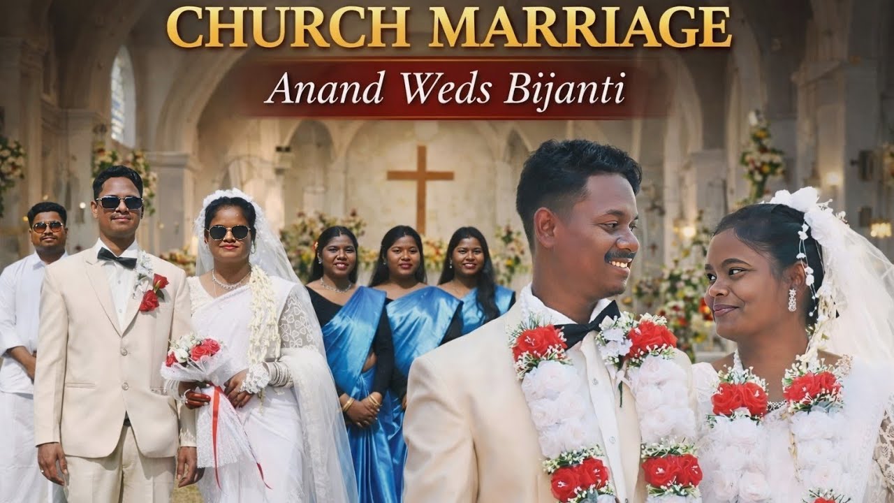 Church marriage Anand & Bijanti || Marriage ceremony || Orga church