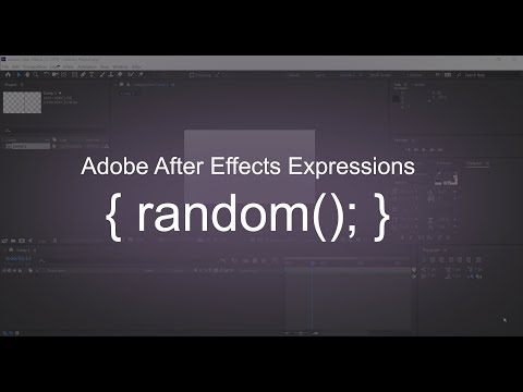 After Effects Expressions (Random Expression);
