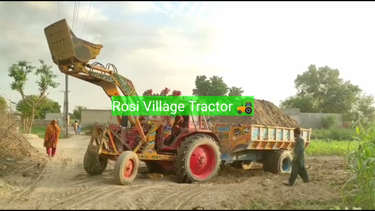 Rosi tractor mati ki trali ko nikalta howa Rosi tractor phans giya