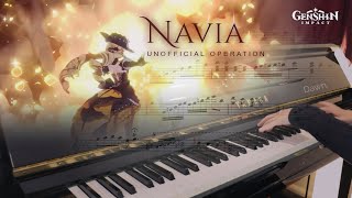 Navia: Unofficial Operation Piano Arrangement | Genshin Impact