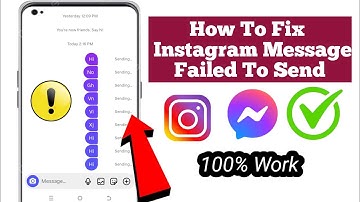How To Fix Instagram Message Failed To Send 2025 |