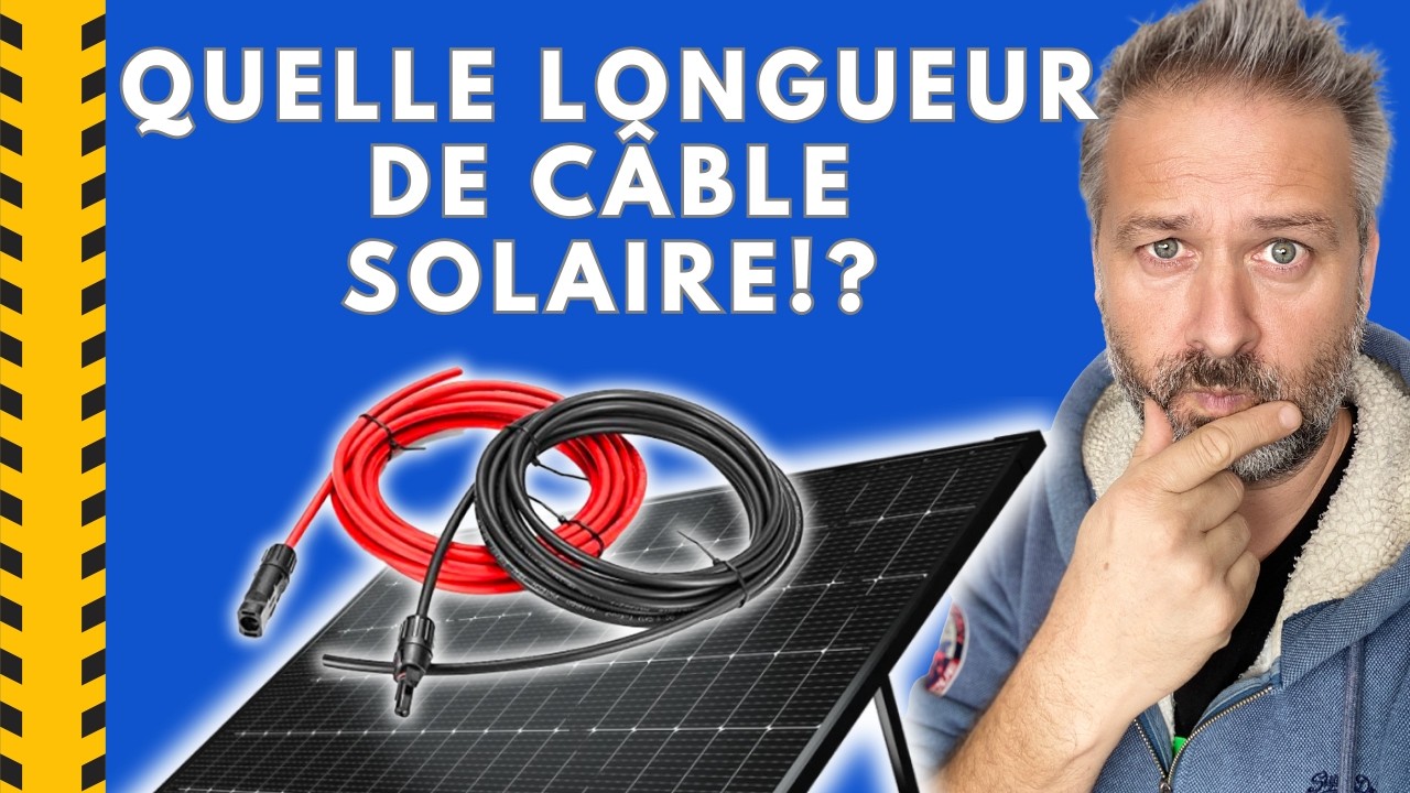 2 Câbles De Batterie XUKEY – 4 AWG, 60 Cm, M8, Noir Et Rouge, Pour Onduleur Ou Camping-car