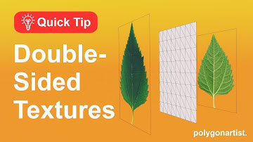 Blender Quick Tip: Double-Sided Textures In Blender