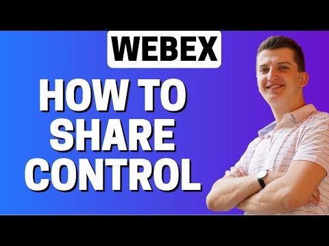 How To Share Control In Webex