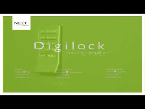 Digilock Axis keypad Open with Programming key German