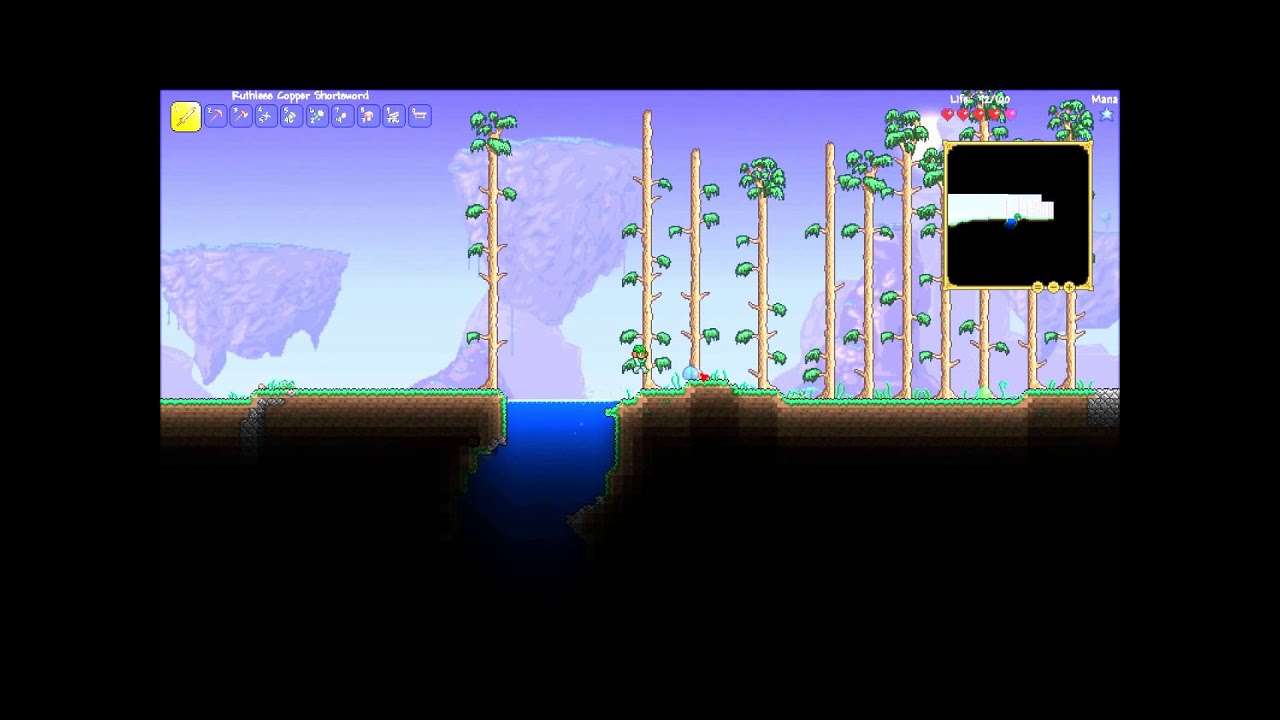 Terraria 1 Floating Houses/Pink Torches YouTube