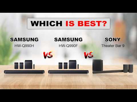 Premium Soundbars Tested | Q990H vs Q990F vs Sony BRAVIA Theater Bar 9