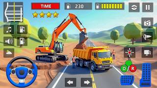 Mega Highway Builder Mission – JCB Excavator Simulator 3D – Android Gameplay #livestreaming screenshot 3
