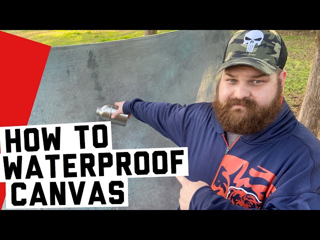 How To Waterproof Canvas - Youtube