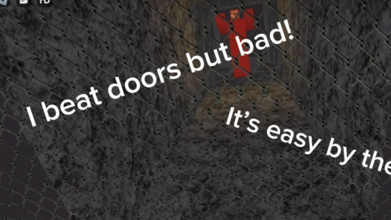 I beat doors but…BAD! YouTube